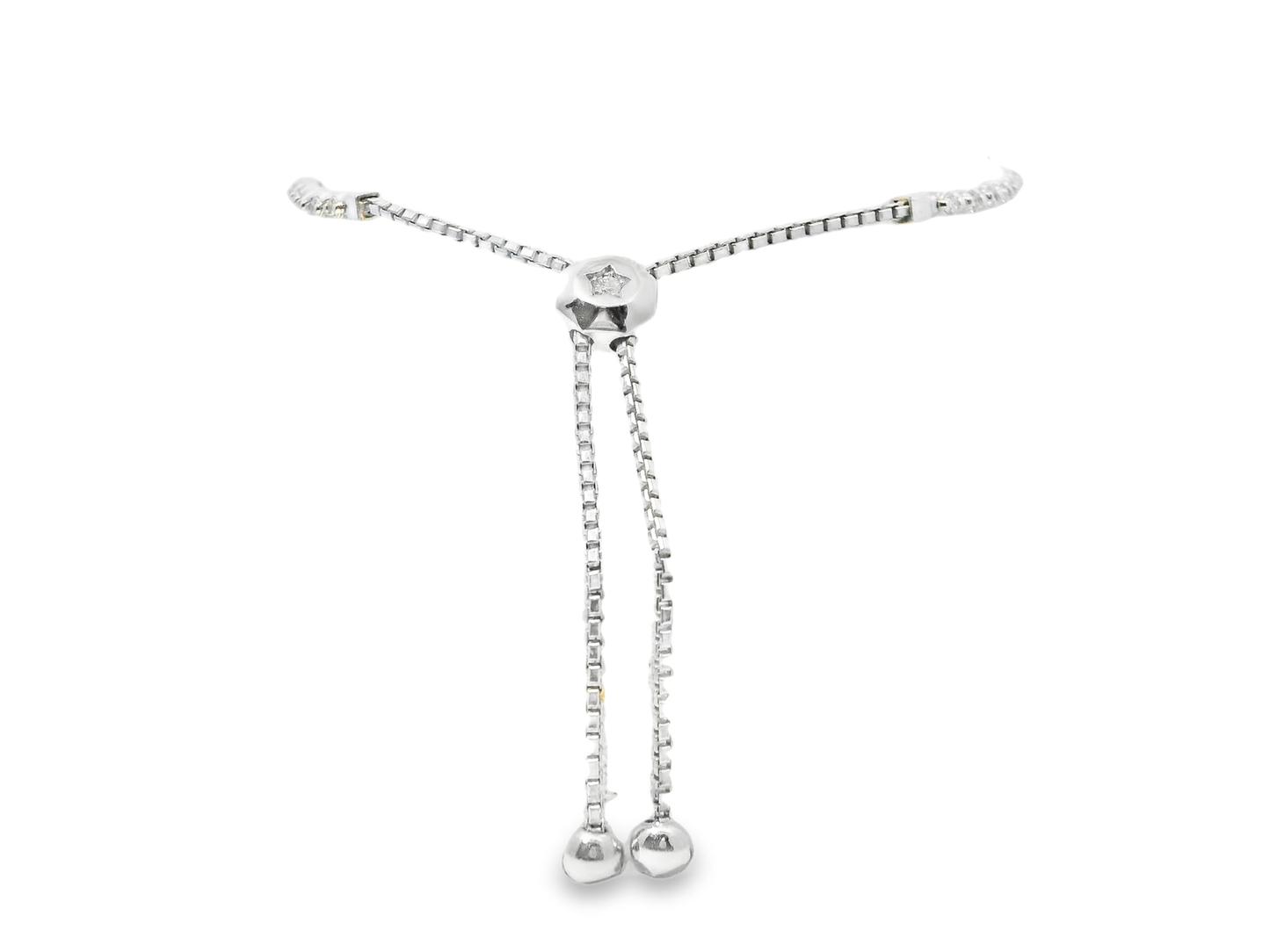 0.37CT Diamond 1.40CT Tsavorite Bracelet 14k White Gold