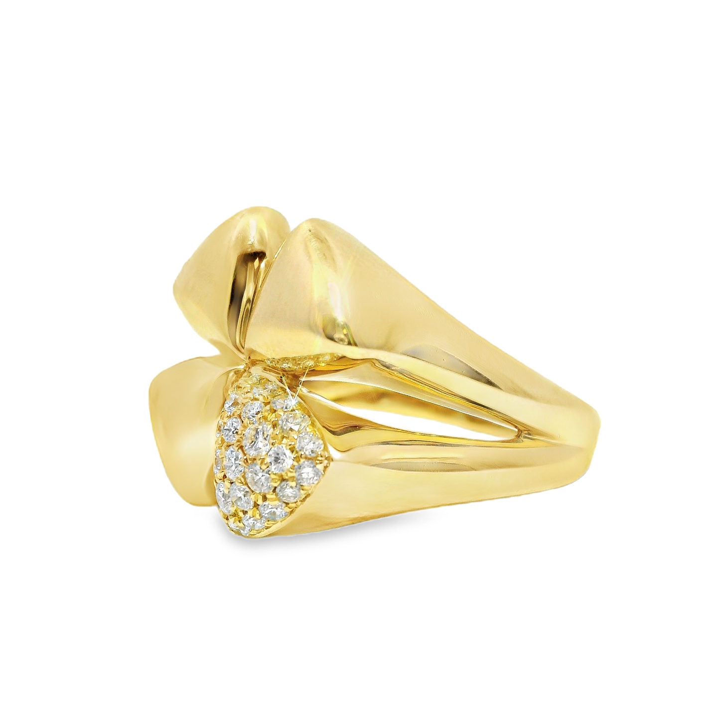 0.33CT Diamond Ring 14k Yellow Gold