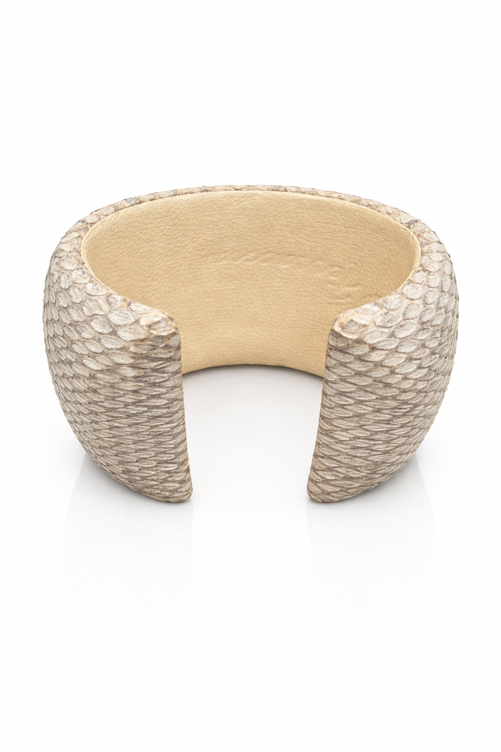 Stingray Cuff Bangle 1.40CT 14K White Gold