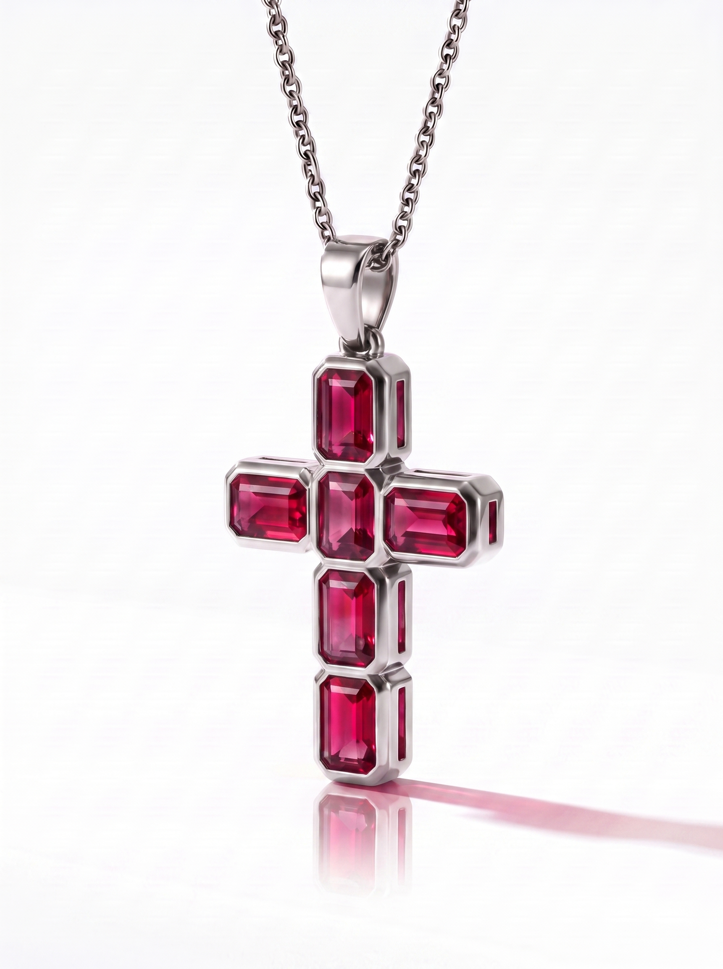 Ruby Argent Silver Cross