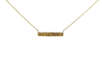 0.09CT Diamond Pendant 14K Gold