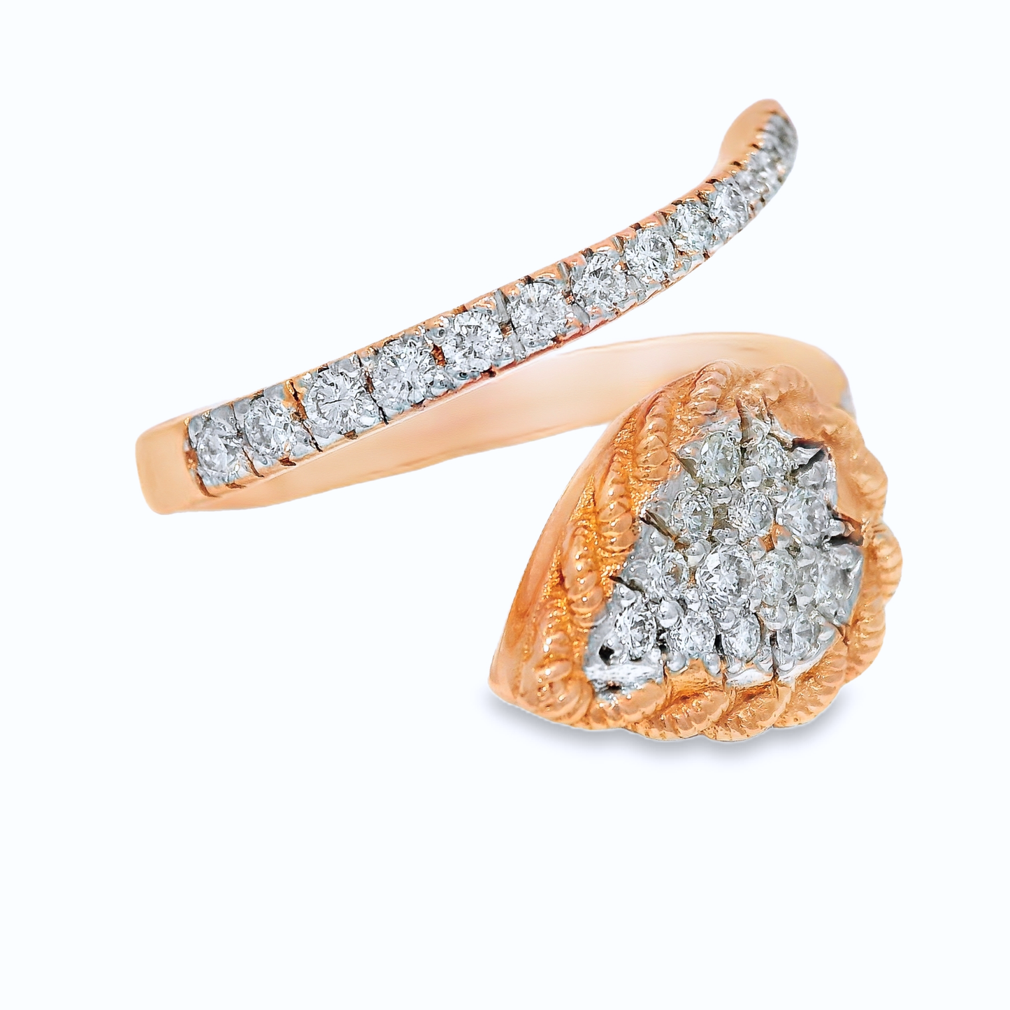 0.50CT Diamond 18K Rose Gold