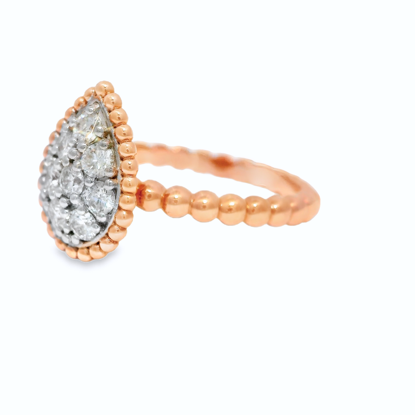 0.39CT Diamond 14K Rose Gold