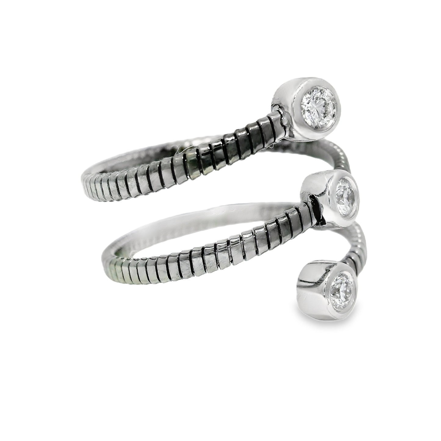 0.23CT Diamond Ring 14K White Gold