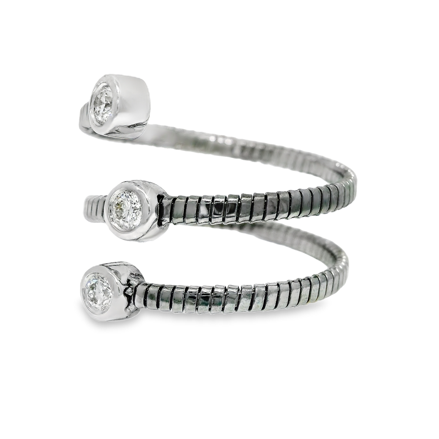 0.23CT Diamond Ring 14K White Gold