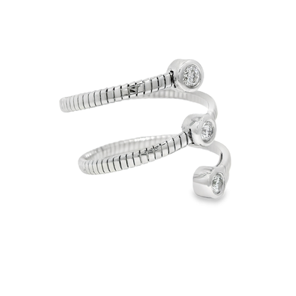 0.23CT Diamond Ring 14K White Gold