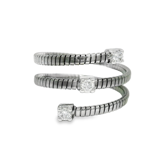 0.15CT Diamond Ring 14K White gold