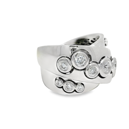 1.10CT Diamond Ring 18K White Gold