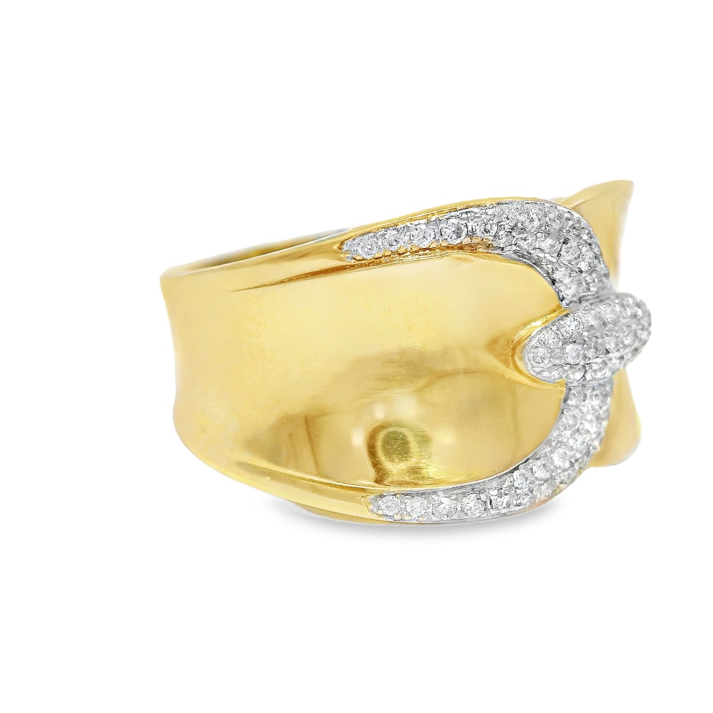 0.21CT Diamond Ring 14K Yellow Gold