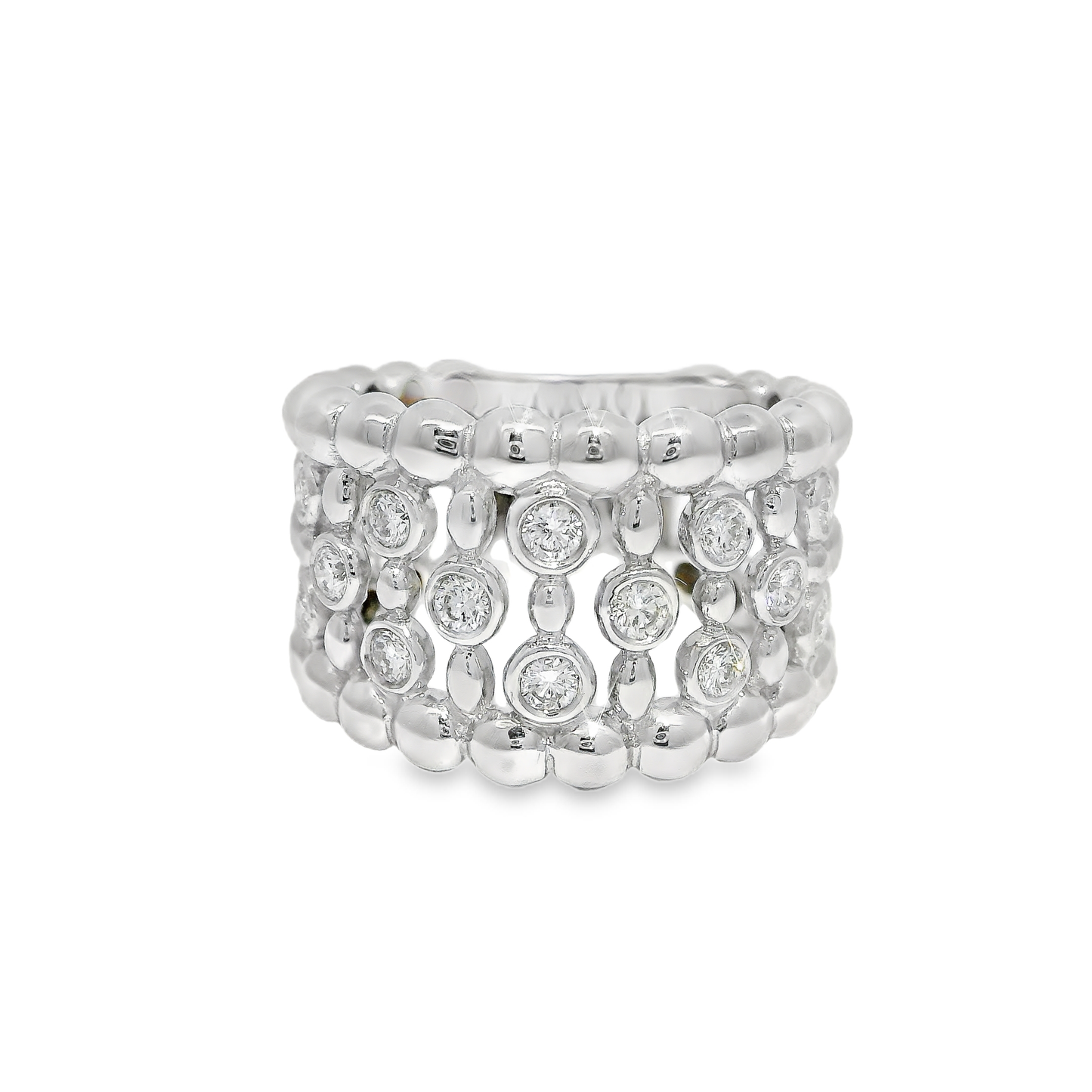 0.50CT Diamond Ring 18K White Gold