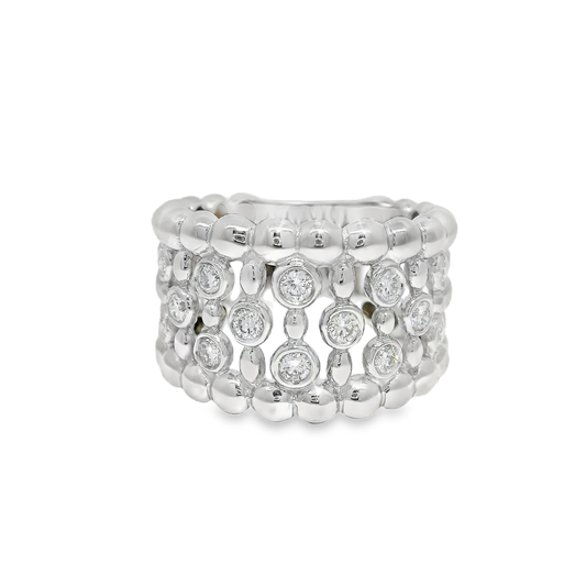 0.50CT Diamond Ring 18K White Gold