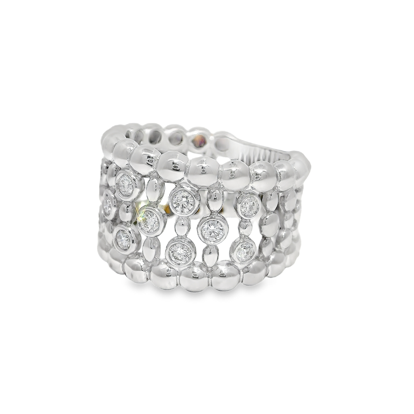 0.50CT Diamond Ring 18K White Gold