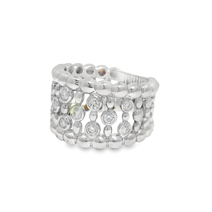 0.50CT Diamond Ring 18K White Gold