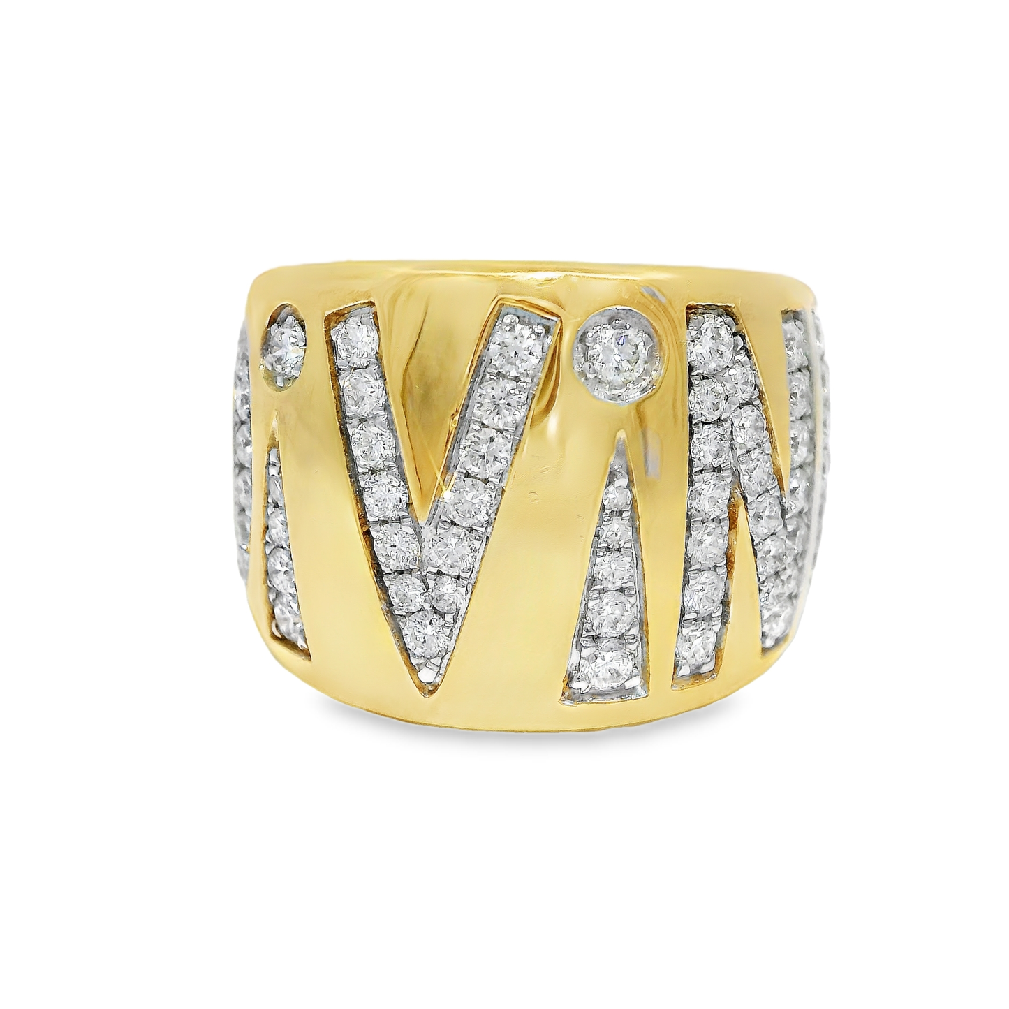 1.03CT Diamond Divine Ring 14K Yellow Gold
