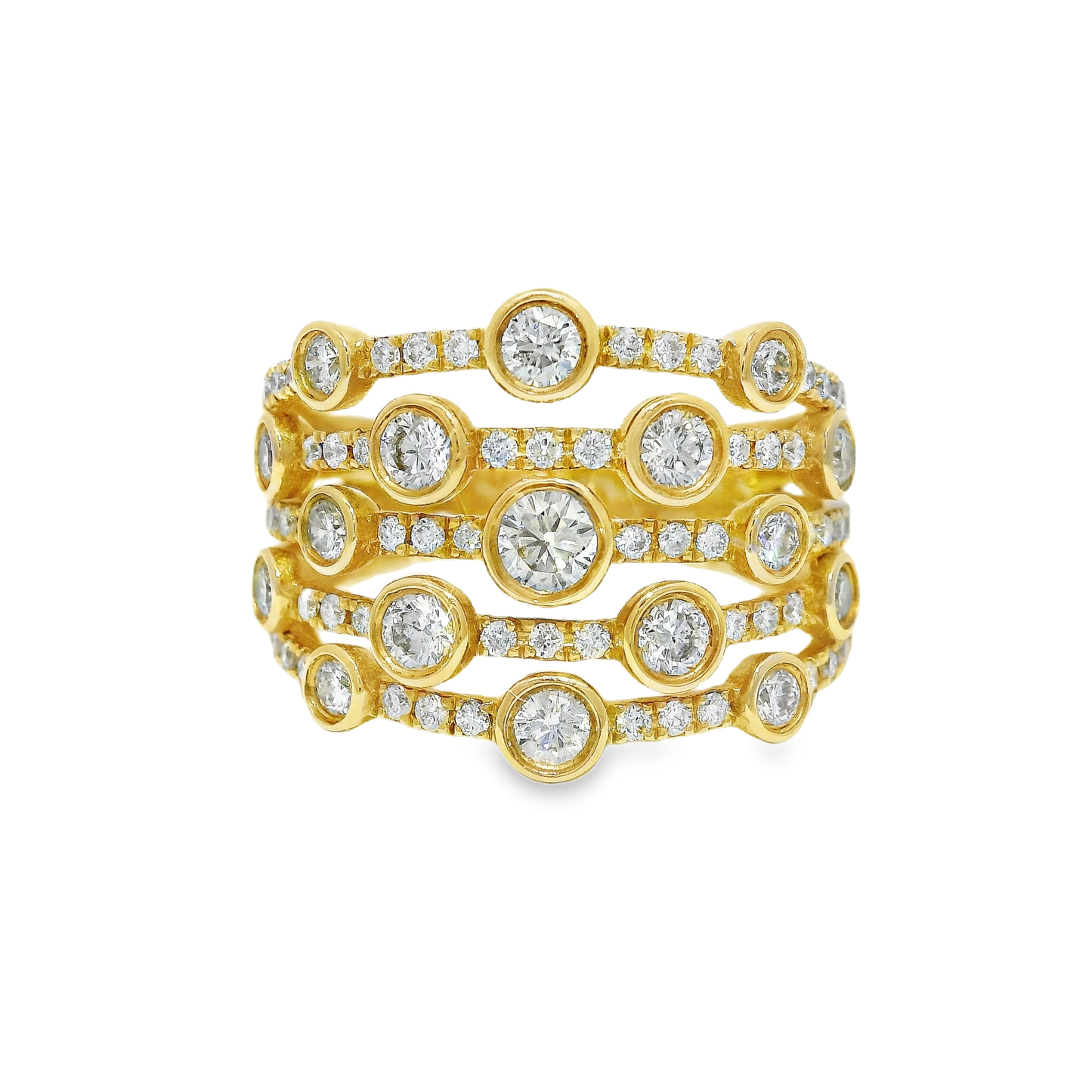 1.51CT Diamond Ring 14K Yellow Gold