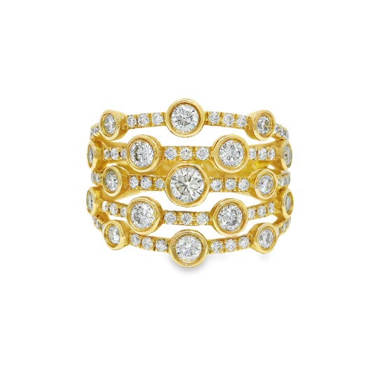 1.51CT Diamond Ring 14K Yellow Gold