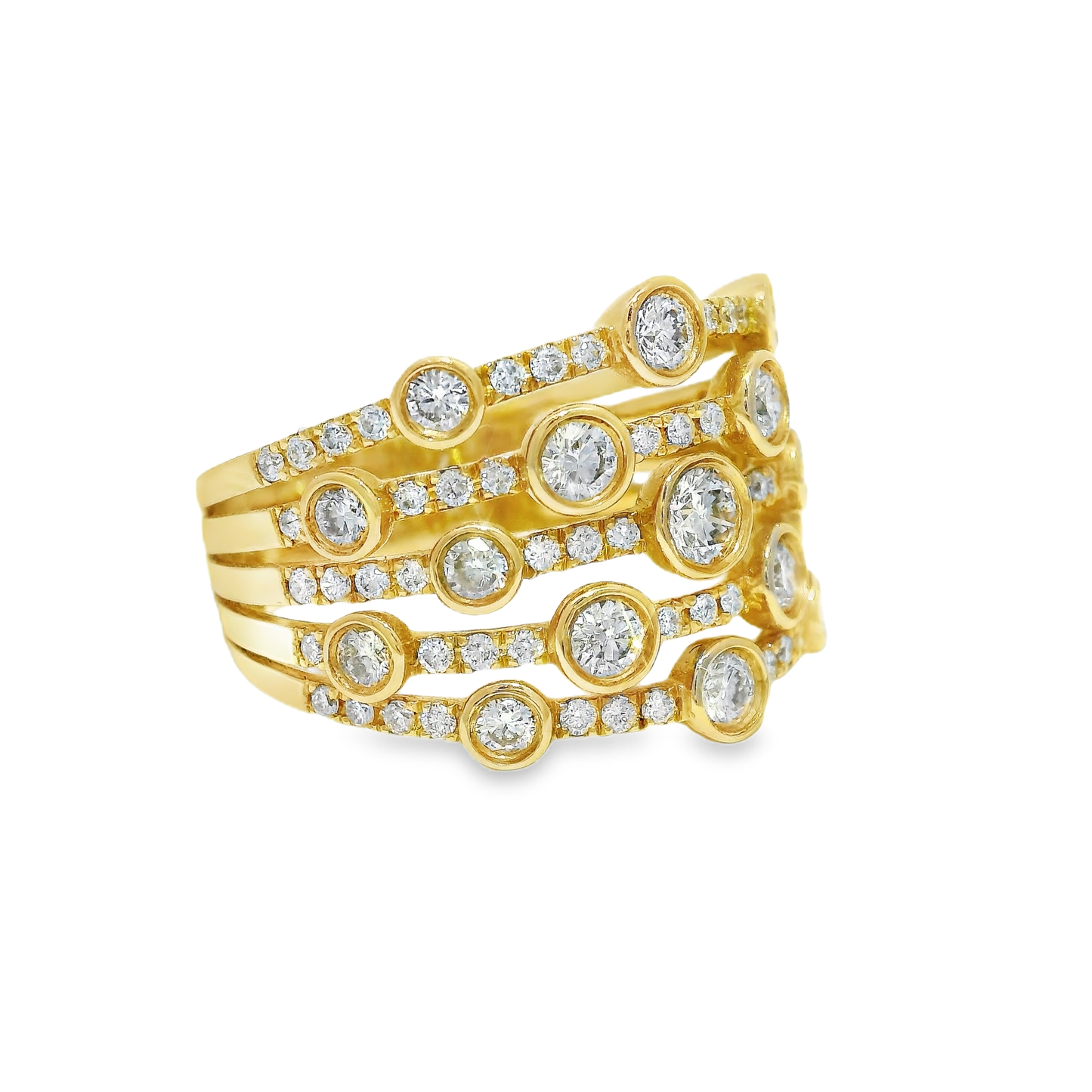 1.51CT Diamond Ring 14K Yellow Gold