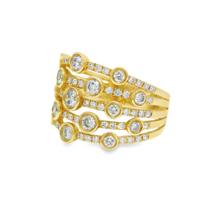 1.51CT Diamond Ring 14K Yellow Gold