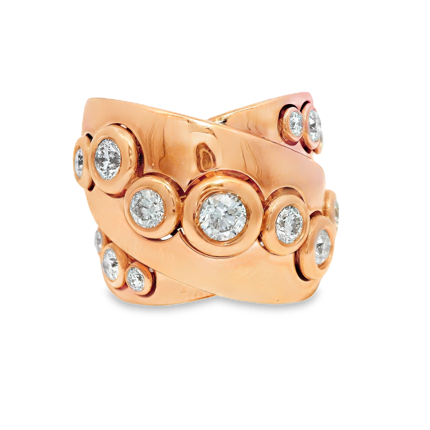 1.51CT Diamond Ring 18K Rose Gold