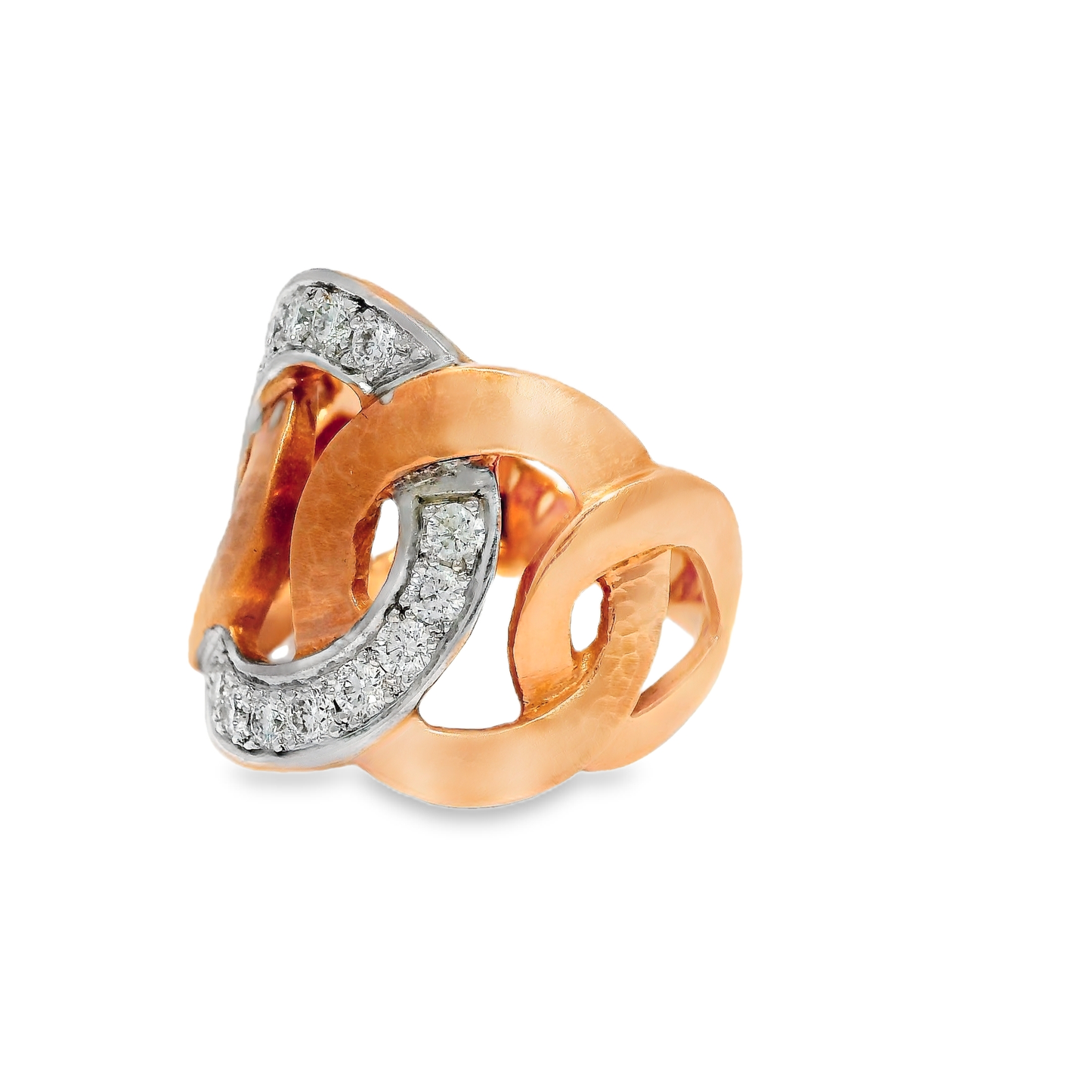 0.65CT Diamond Ring 18K Rose Gold
