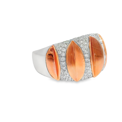 0.50CT Diamond Ring 14K Rose Gold