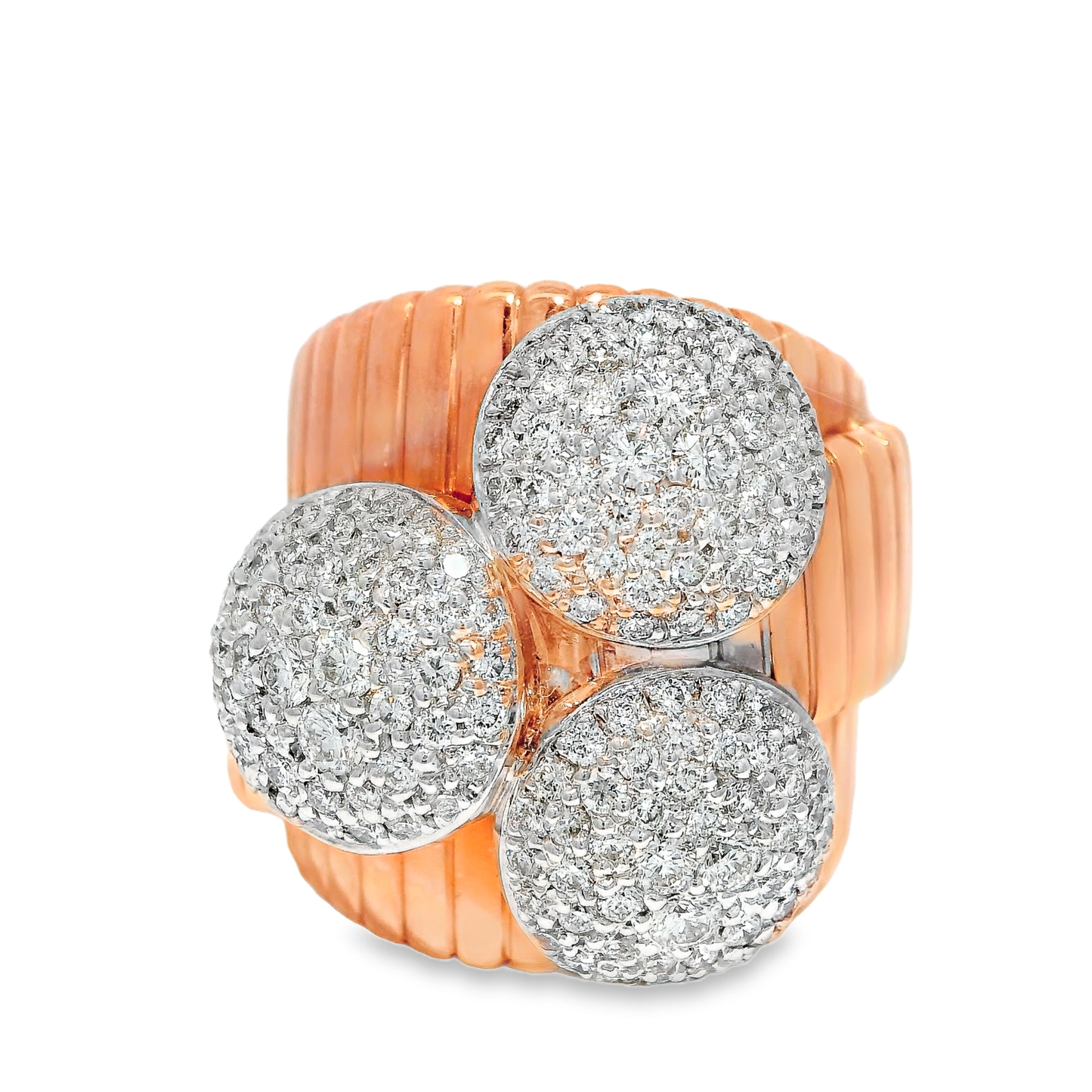 1.29CT Diamond Ring 18K Rose Gold