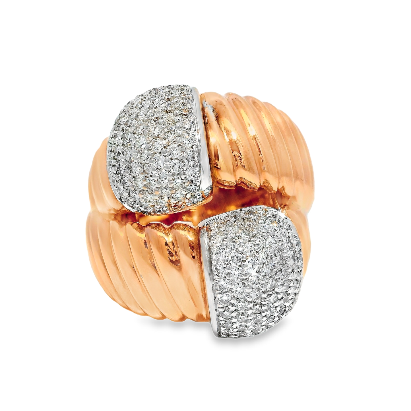 1.27CT Diamond Ring 18K Rose Gold