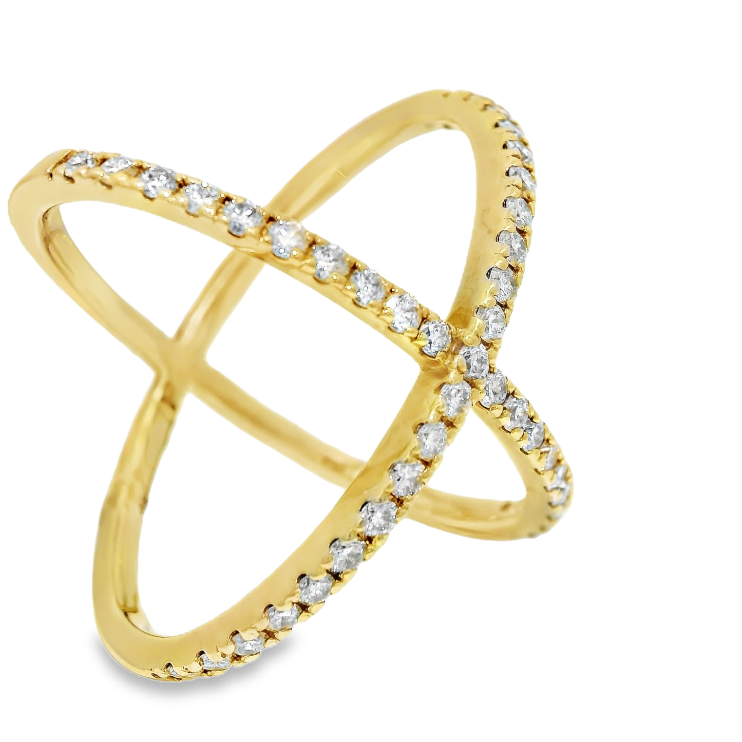 0.63CT Diamond Ring 14K Yellow Gold