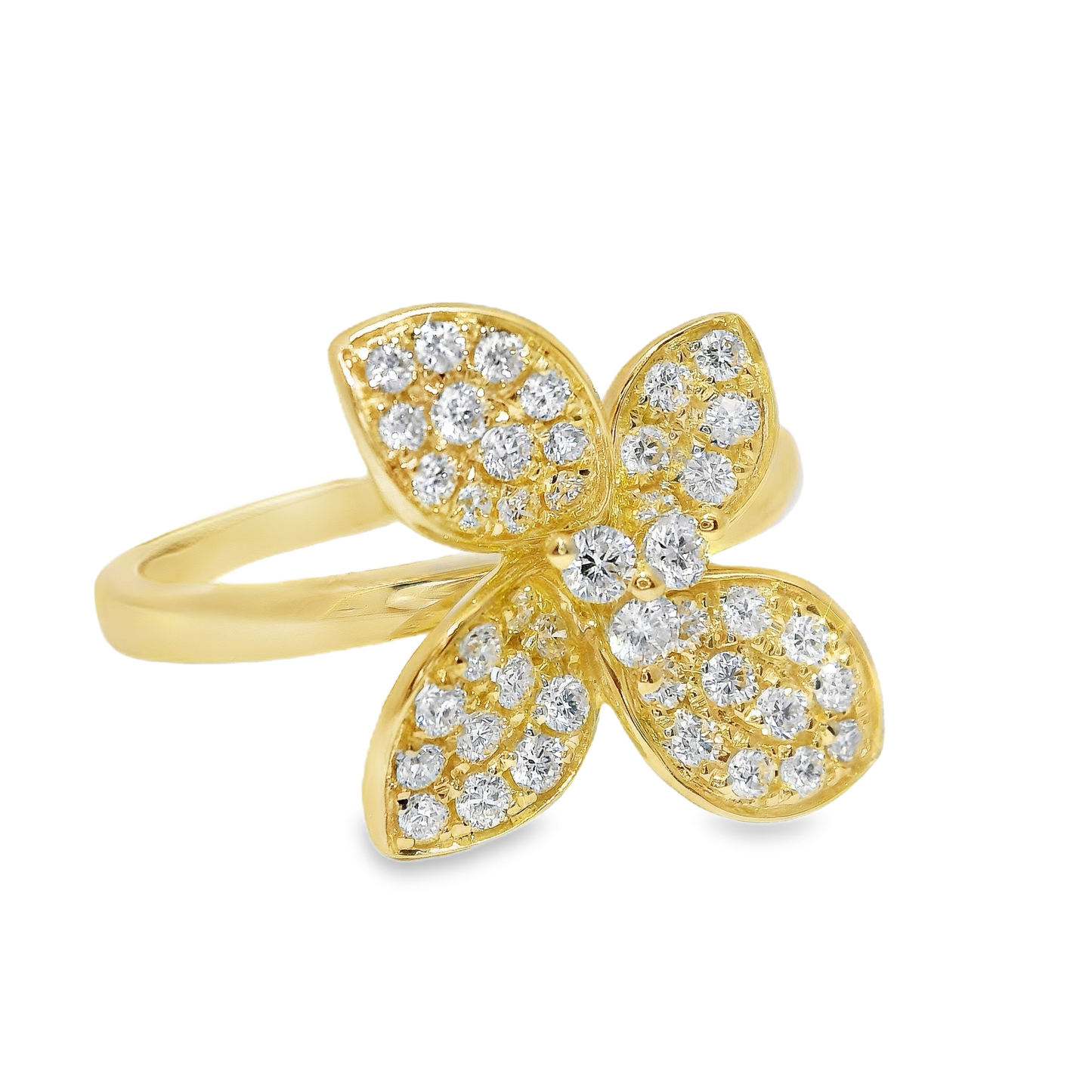 0.51CT Diamond Ring 14K Yellow Gold