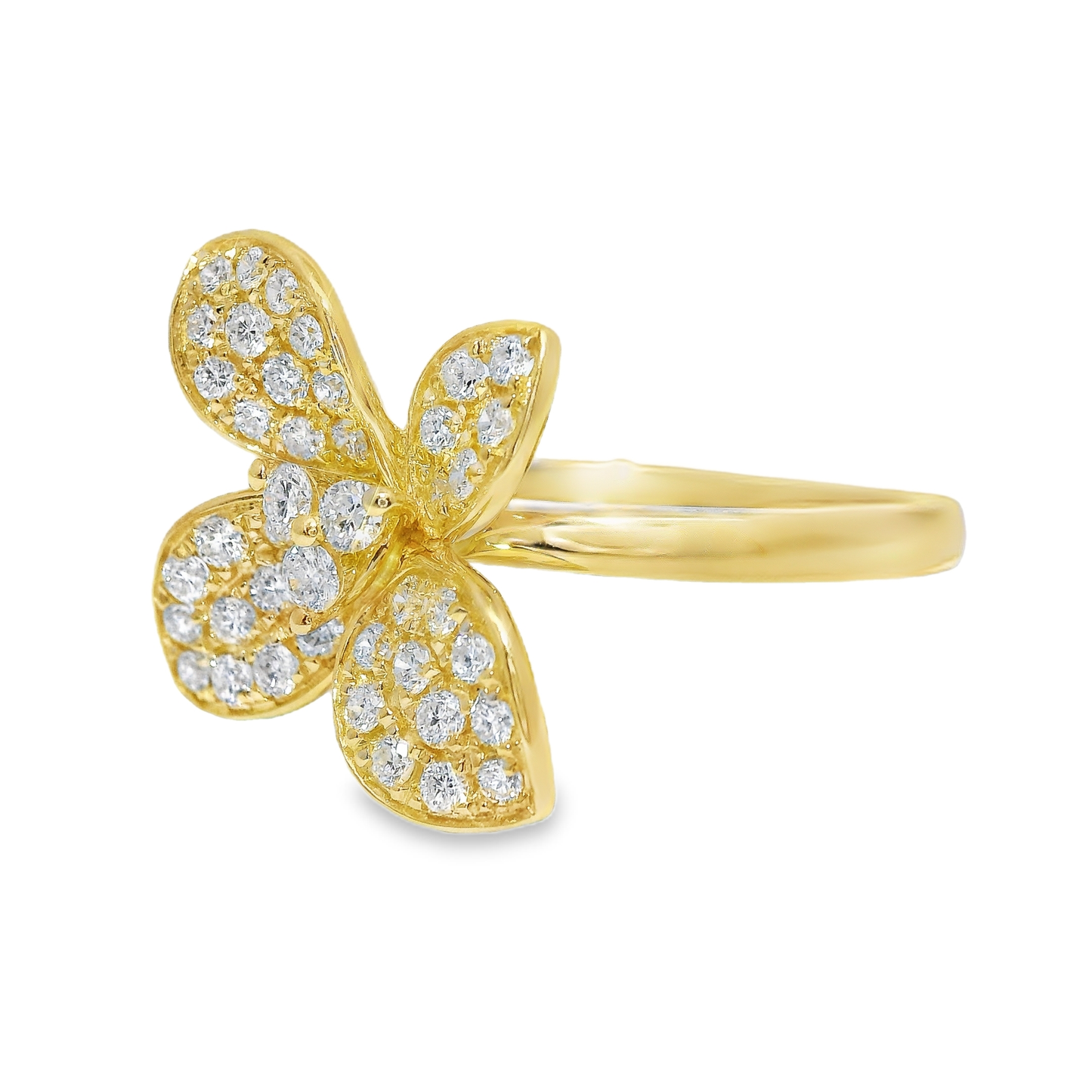 0.51CT Diamond Ring 14K Yellow Gold