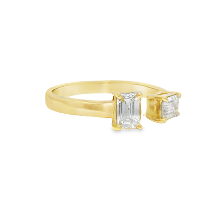 0.52CT Diamond Ring 18k Yellow Gold