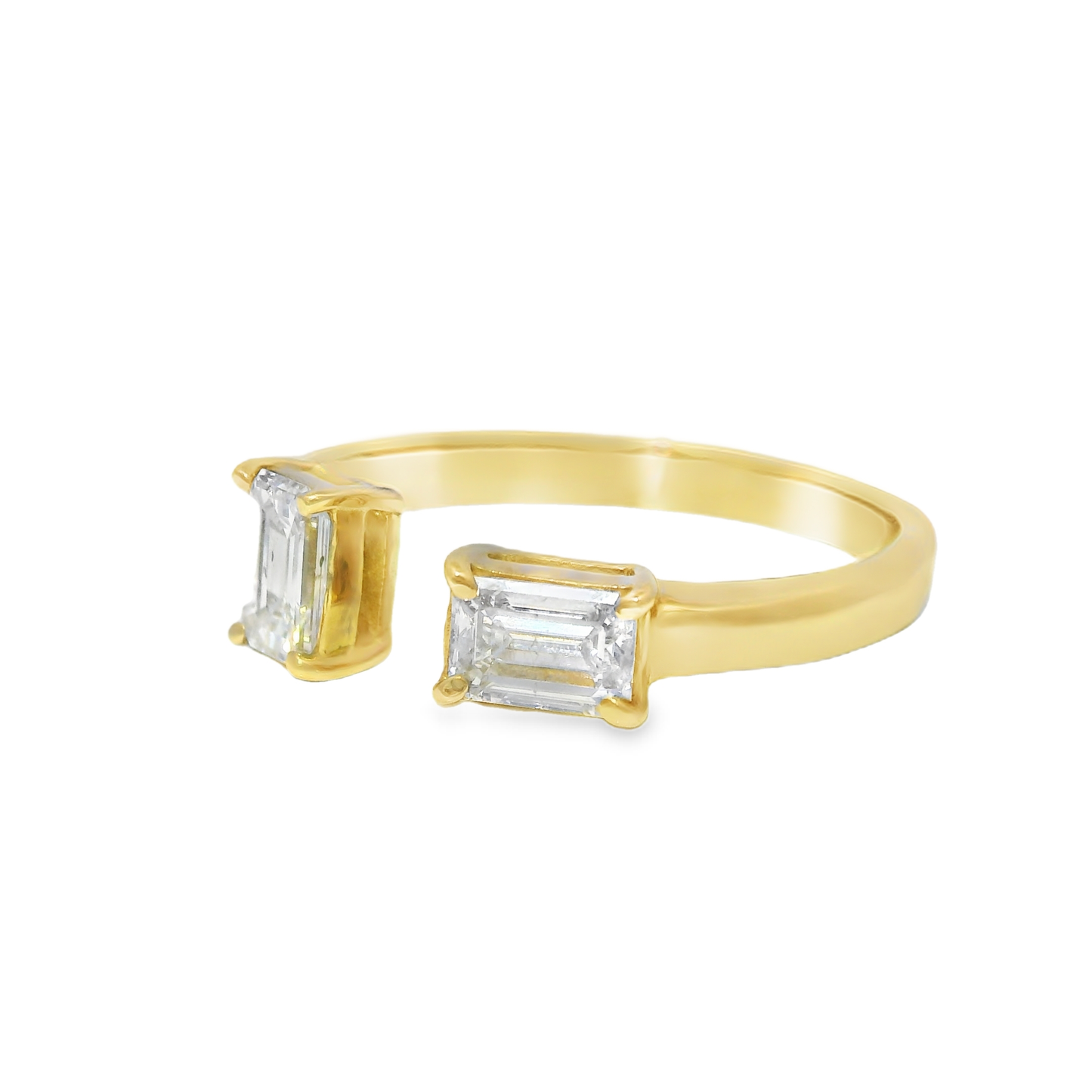 0.52CT Diamond Ring 18k Yellow Gold