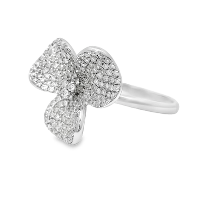 0.50CT Diamond Ring 18k White Gold