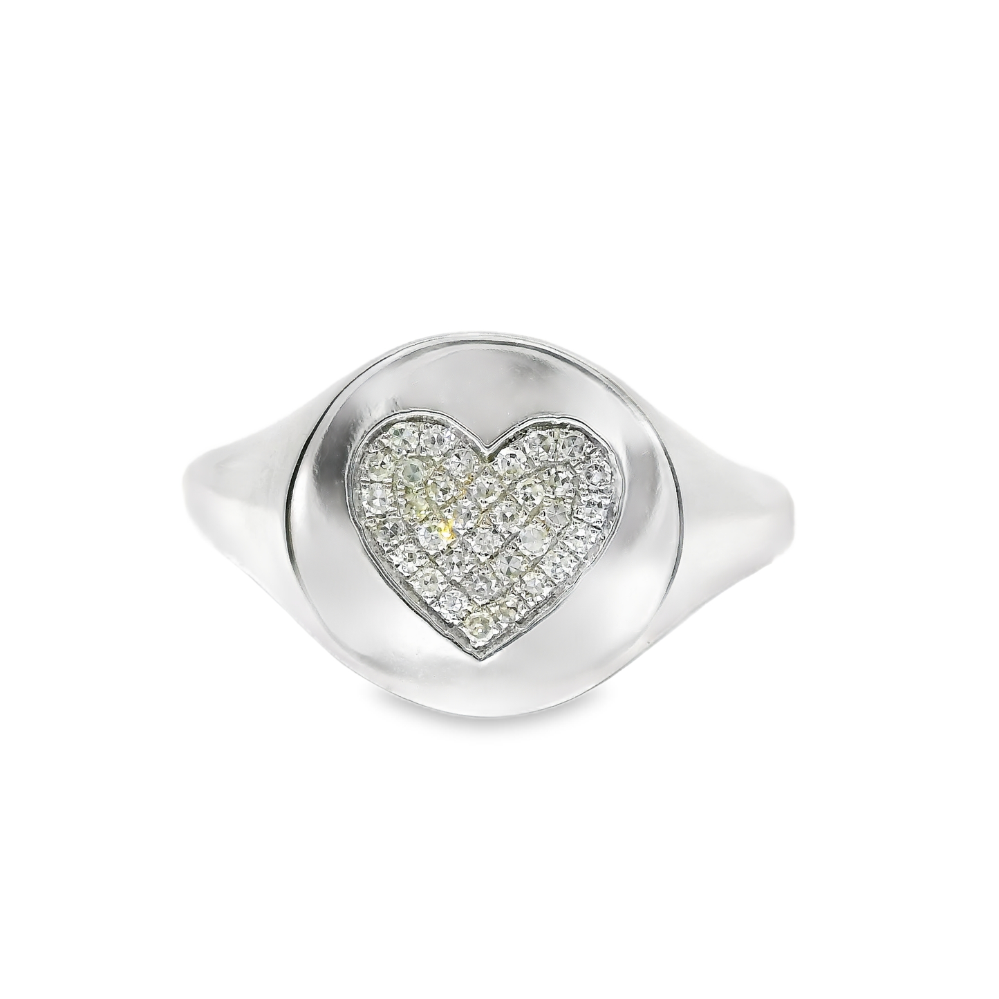 0.11CT Diamond Ring 14k White Gold