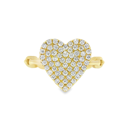 0.40CT Diamond Ring 14k Yellow Gold
