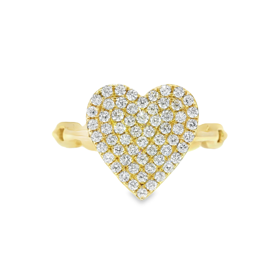 0.40CT Diamond Ring 14k Yellow Gold