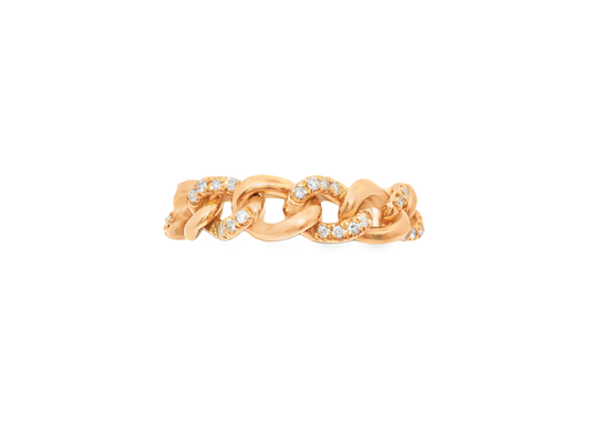 0.24 CT Diamond Ring 14k Rose Gold