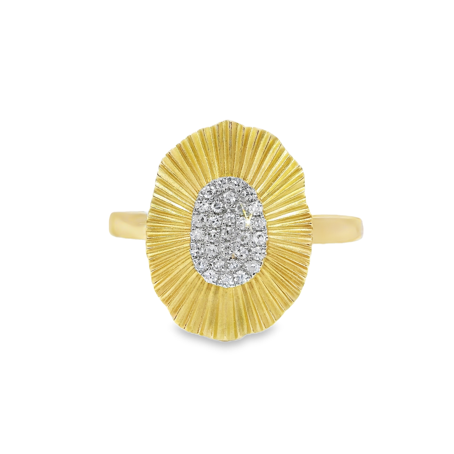 0.10CT Diamond Ring 14k Yellow Gold