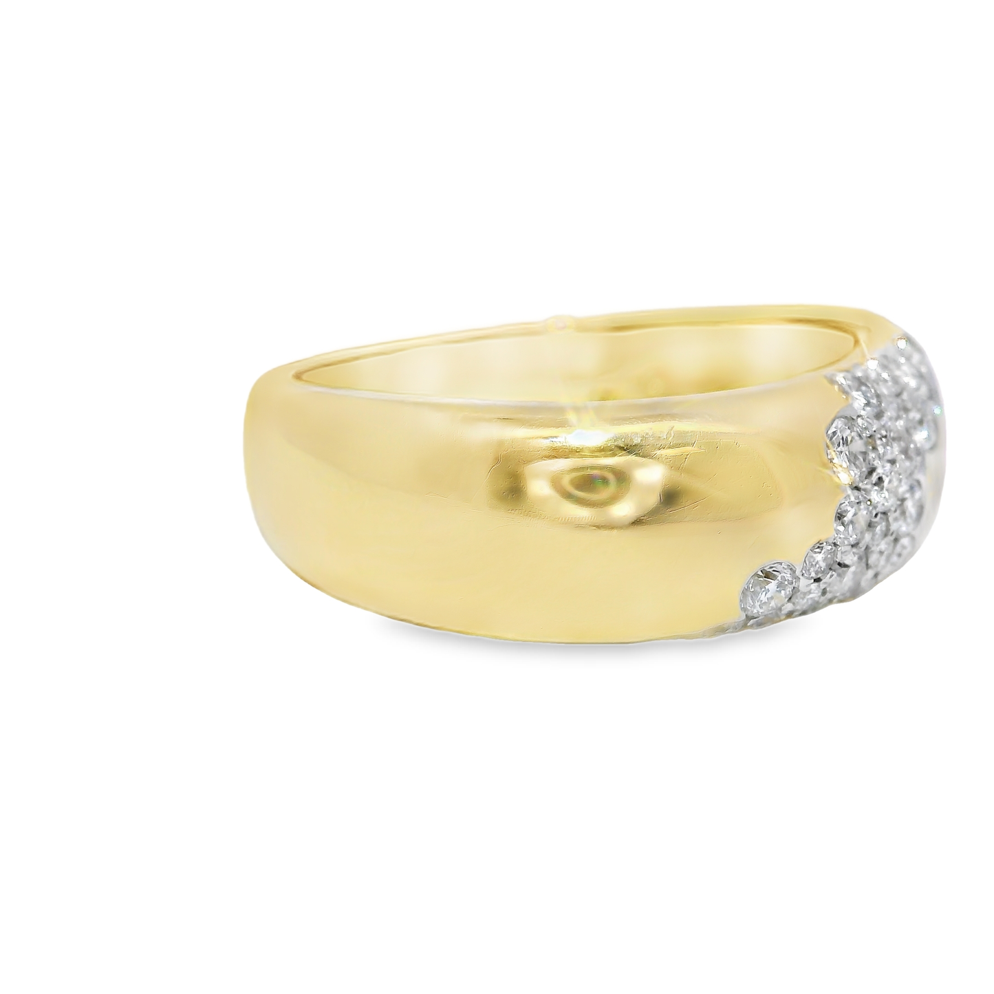 0.37CT Diamond Ring 14k Yellow Gold
