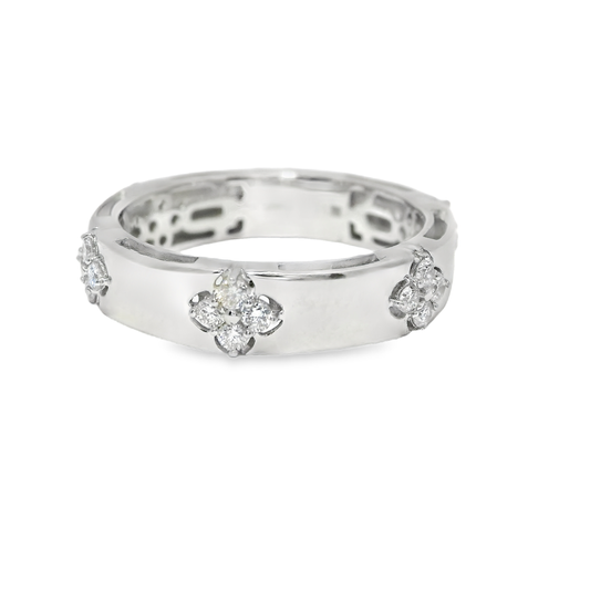 0.32CT Diamond Ring 18k White Gold
