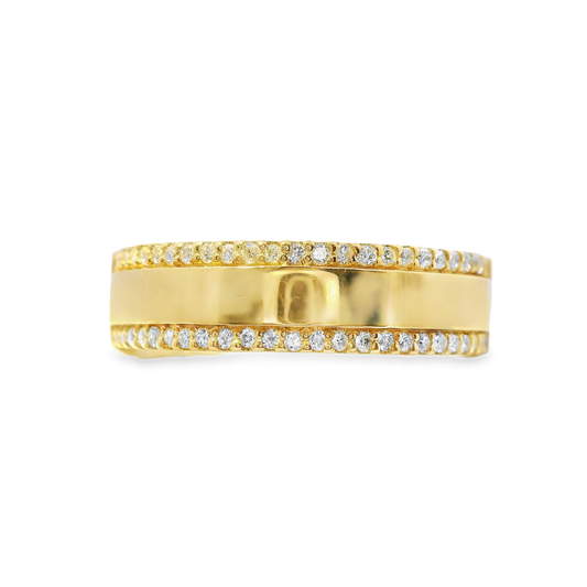 0.20Ct Diamond Ring 18k Yellow Gold