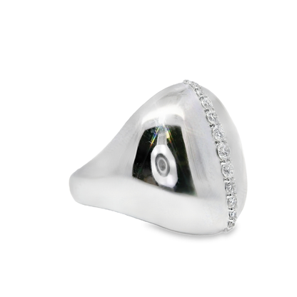 0.26CT Diamond Ring 14k White Gold