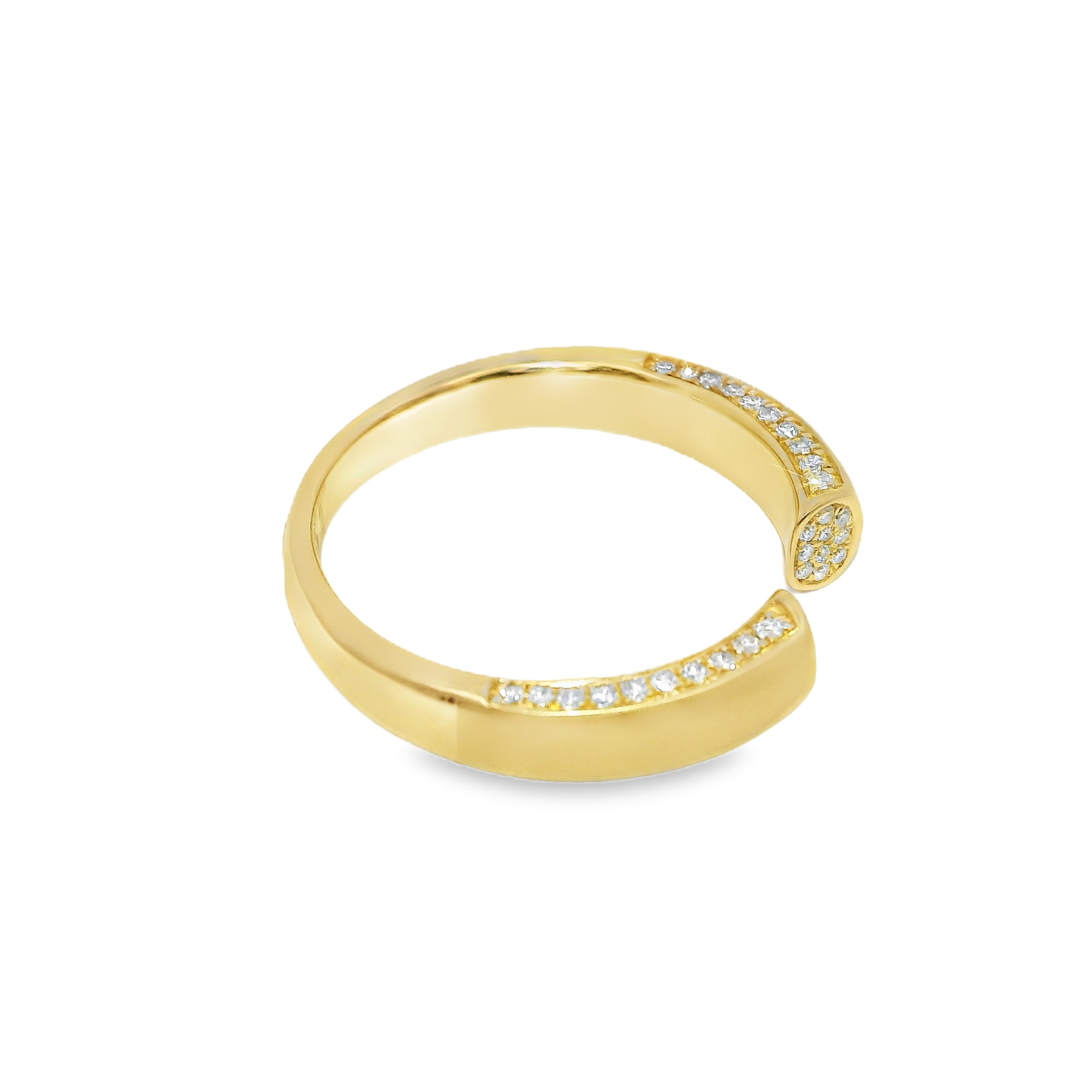 0.18CT Diamond Ring 14k Yellow Gold