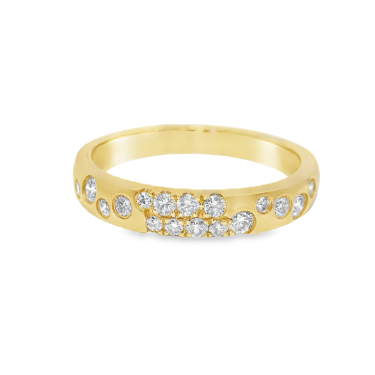 0.29CT Diamond Ring 14k Yellow Gold