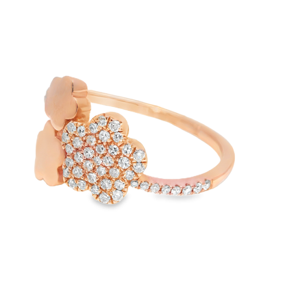 0.24CT Diamond Ring 14k White Gold