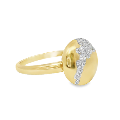 0.31CT Diamond Ring 14k Yellow Gold