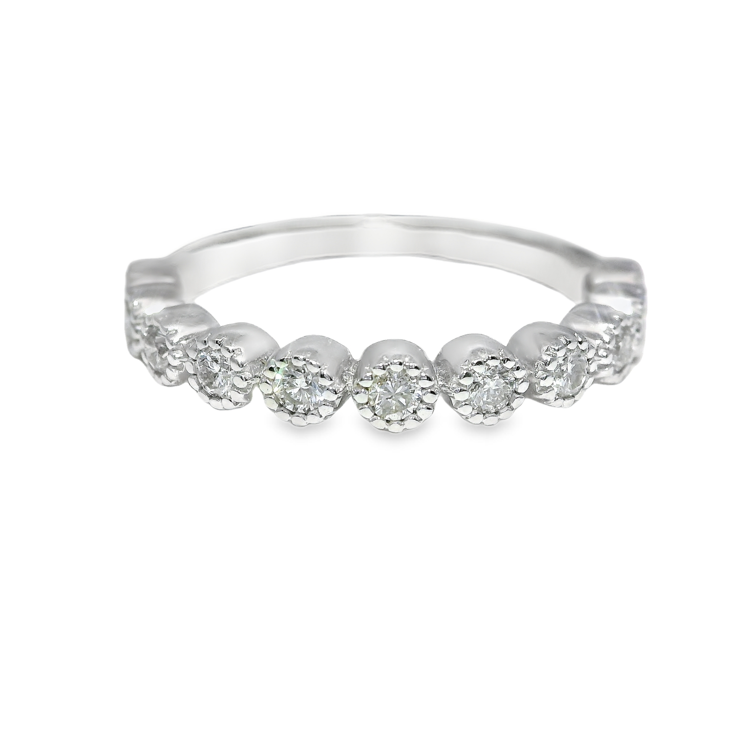 0.26CT Diamond Ring 18k White Gold