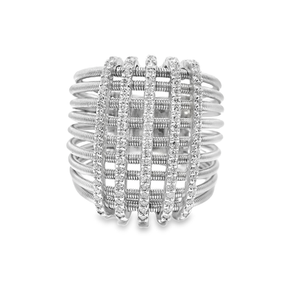 0.57CT Diamond Ring 14k White Gold