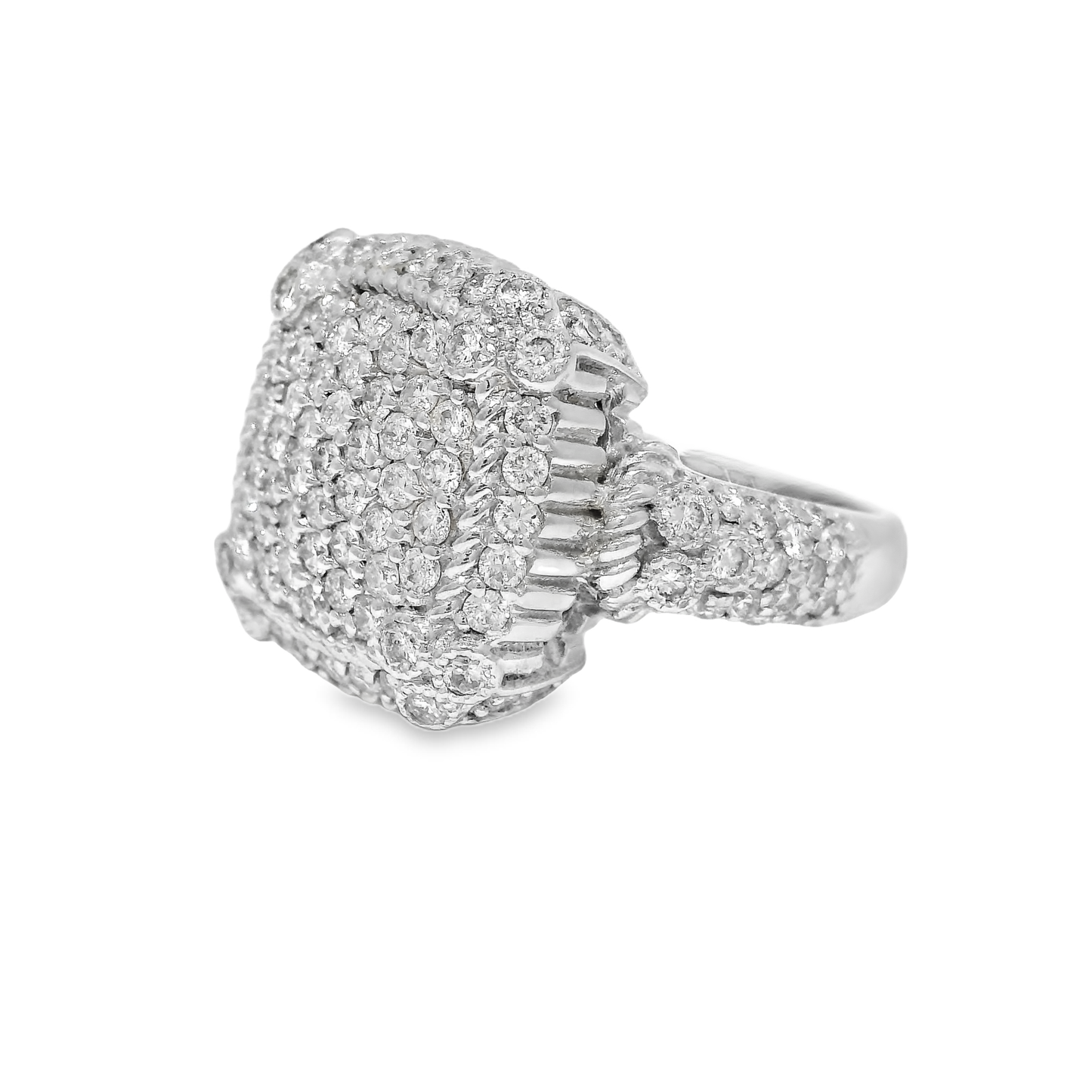 1.51CT Diamond Ring 14k White Gold