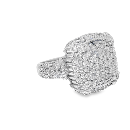 1.51CT Diamond Ring 14k White Gold